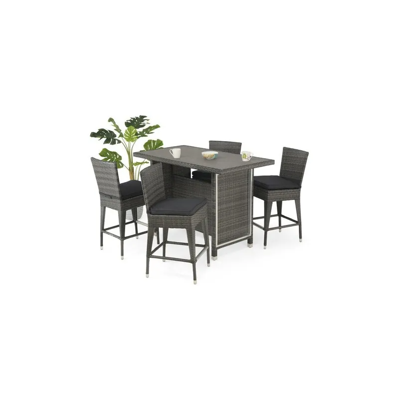 Chilipir Set mobilier CONTEMPO terasa/gradina, masa si scaune bar