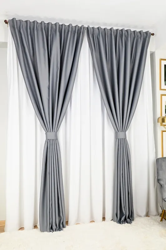Draperie Blackout Gri Titanium - BOTD025E_PLC Ofertă exclusivă